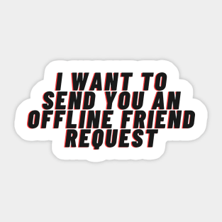 friend request Sticker